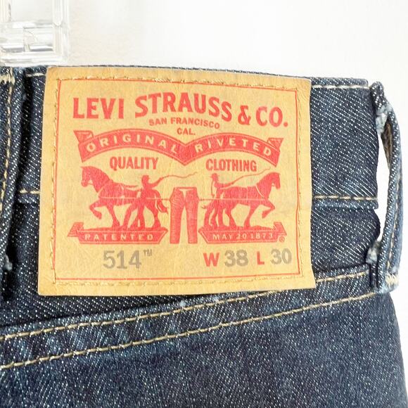 Levi's 514 Straight Leg Jeans W38 L30 - Picture 5 of 12